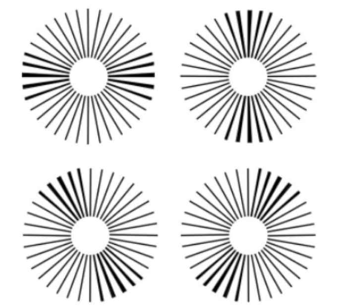 셀프 난시 테스트